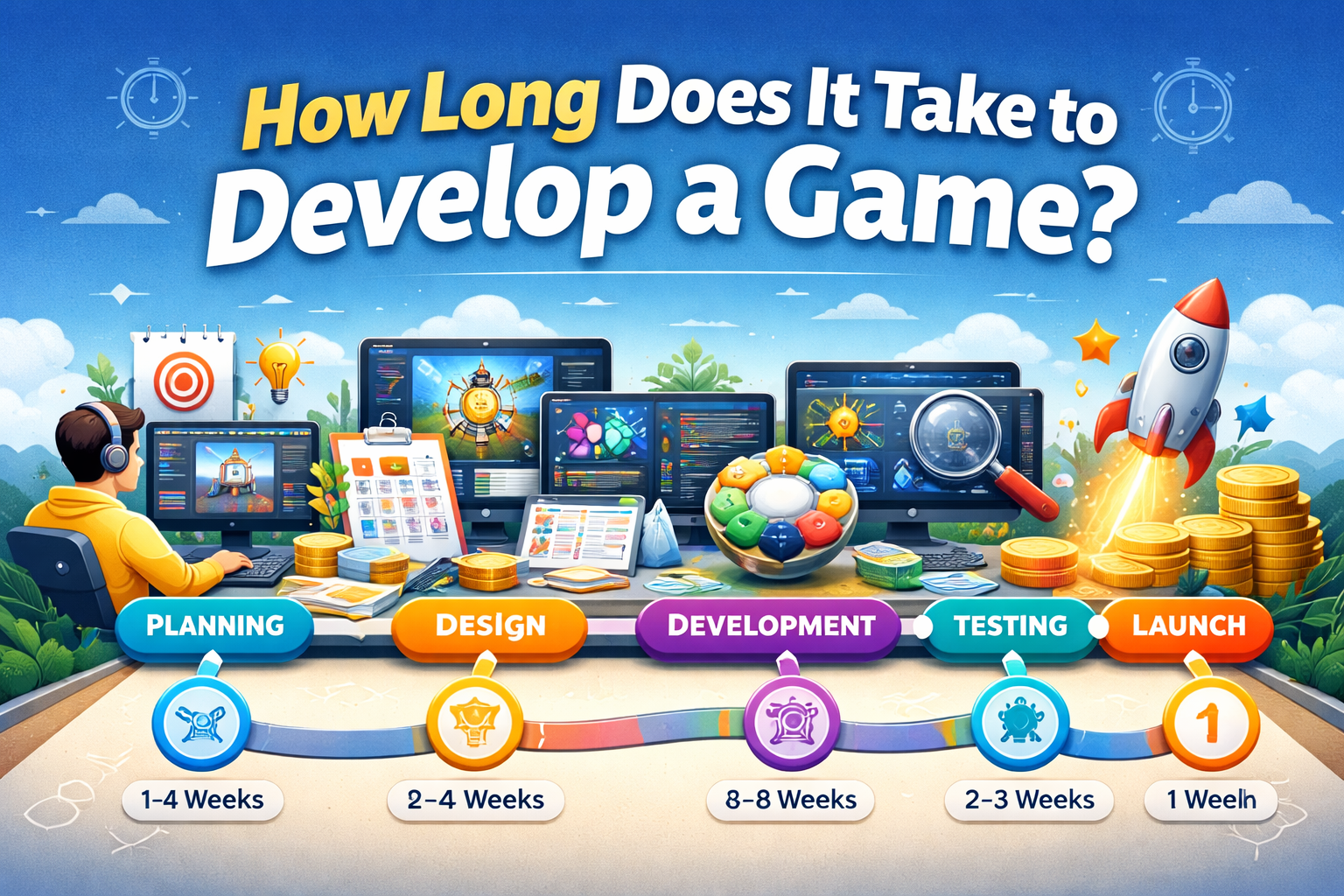 game development timeline