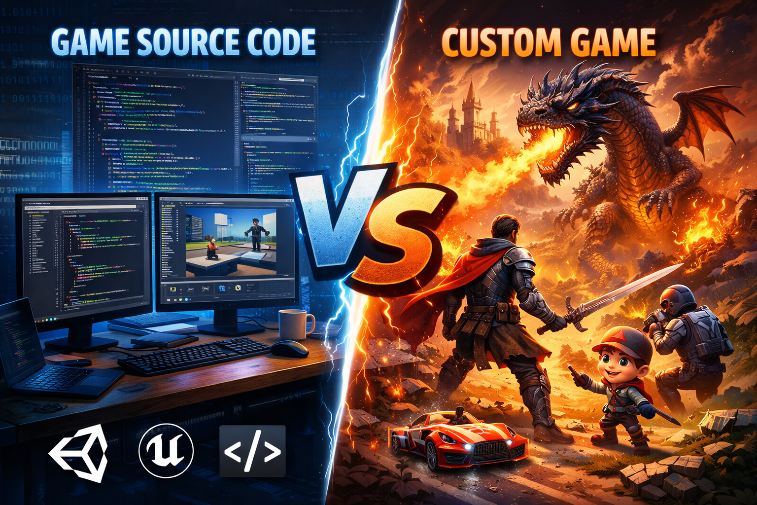 Game Source Code vs Custom Game Development